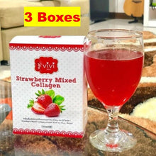 Load image into Gallery viewer, 3x Strawberry Mixed Collagen Slim Diet Weight Loss Fruit Drinks Fat Burn