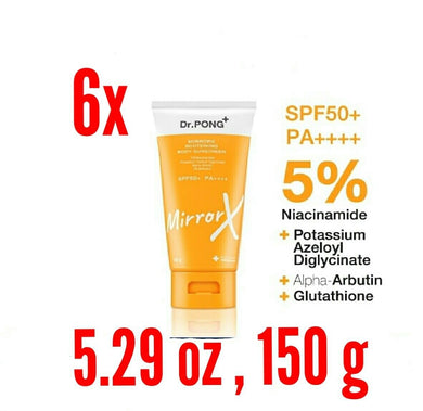 6x Whitenig Antioxidant Cream Body Sunscreen Waterproof Skin UVA UVB Protectio