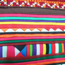 Load image into Gallery viewer, New! Crossbody Bag Purse Strap Shoulder Bag Hill Tribe Silver Bead Pom Pom Hmong