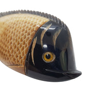 Load image into Gallery viewer, Water Buffalo's Horn Carved Fish Sculpture Decor Collectible Lucky Bone Gift