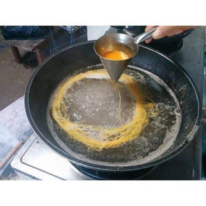 Traditional Thai Dessert Equipment Cone Brass Bakery Gold Egg Yolks Thread Mold