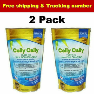 2 Colly Cally FISH COLLAGEN Drink Anti Aging Radiance Soft Smooth Skin Aura
