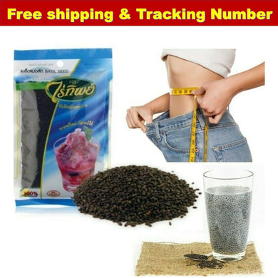Thai Basil Seed Fiber Drink Detox Weight Loss Herb Dietary Fiber 100g