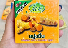 Load image into Gallery viewer, 12x JAM Turmeric Soap Turmeric Gluta Collagen All Natural Herbal Extract Healthy