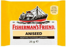 Load image into Gallery viewer, 24x Fisherman&#39;s Friend Aniseed Menthol Lozenges halitosis bad breath breath 25g.