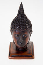 Load image into Gallery viewer, Buddha Head Resin Statue Figure Image Carved Figurine Decor Thai Art Collectible
