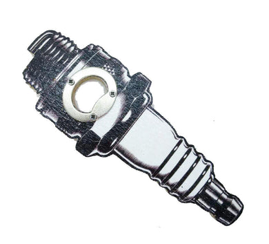 Bottle BEER Opener Wood Carved Sparking Plug Design Spark Collectibles Accessory