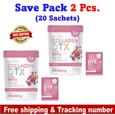 2x JOJI Gluta Collagen DTX Fiber SECRET YOUNG Skin Mixed Berry 200,000MG