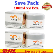 Load image into Gallery viewer, 2x Rebirth Placenta Cream with Wakamine Collagen &amp; Sunscreen 100ml