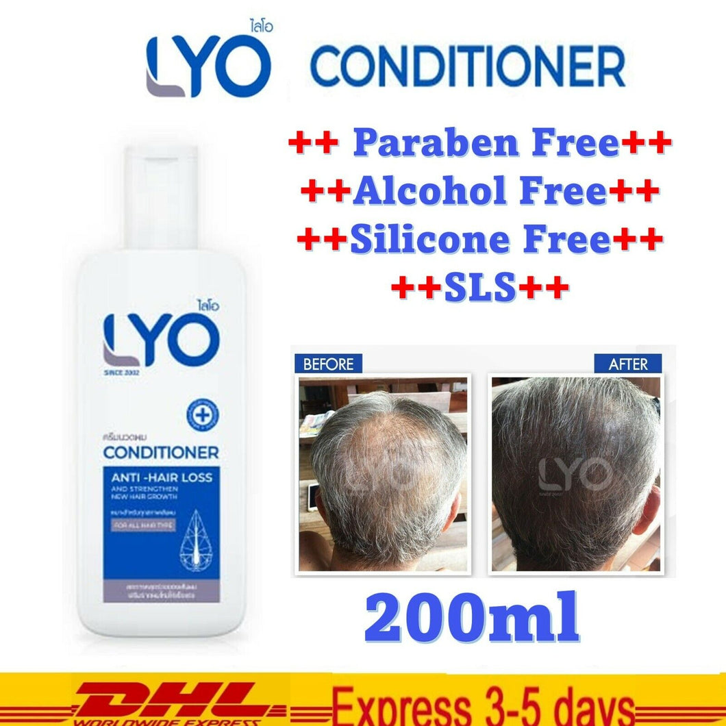 LYO Hair Conditioner Hair Care Reduce Lack Beard Sideburns Paraben Free 200ml
