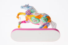 Load image into Gallery viewer, Little Horse Sweet Heart Color Resin Hand Painted Cute Animal Figure Decor Craft