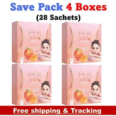 4x Per Peach Fiber Detox Drink Diet Slim Weight Control Skin Care Healthy