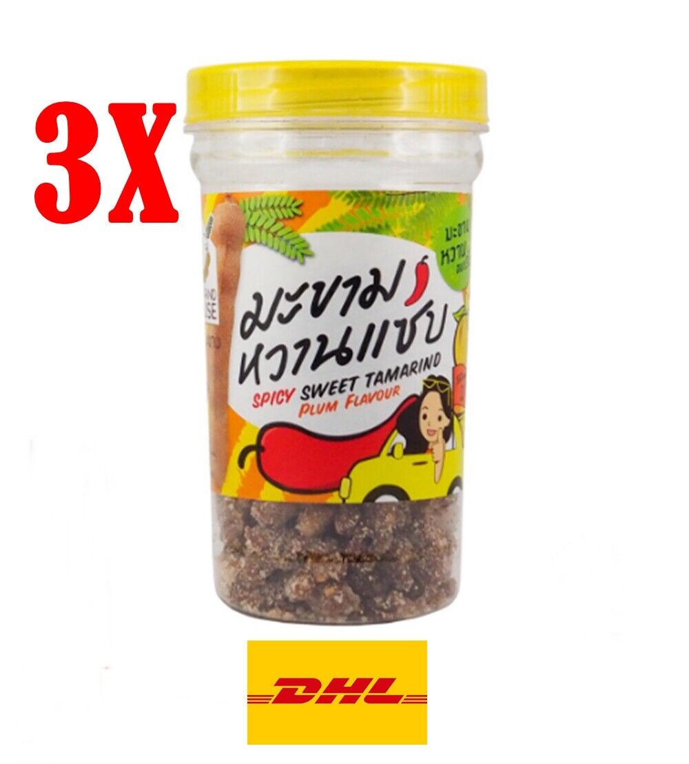 3X Spicy Sweet Tamarind-Plum Flavour Fruit Candy Dried Fruits Chili Salt Sugar