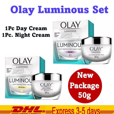Olay Luminous Light Perfecting Day & Night Cream Set Reducing Dark Spots SPF15