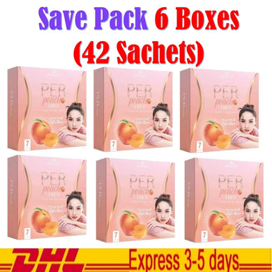 6x Per Peach Fiber Detox Diet Slimming Weight Control L-Carnitine Skin Care