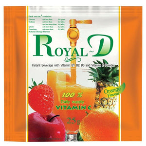 20 sachets Royal-D Vit C Electrolyte Instant Electrolyte Beverage Orange Flavore