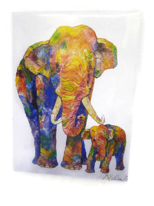 Fine Arts Elephant Magnet Fridge gift set Collection scarce rare Oil painting 5