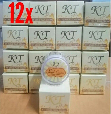12x White Pearl Face Skin Whitening Night Cream Dark Spots Corrector Anti Acne