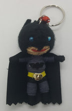 Load image into Gallery viewer, Bat Man Handmade Rope Keyring Charm SUPER HERO Keyring Cute Souvenir