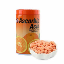Load image into Gallery viewer, PATAR Ascorbic Acid TABLETS Vitamin C Orange Flavor 50mg (1000 Tablets)