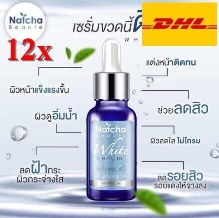 12X Nutcha Beaute White Serum Speed x10 Moisturizer Face Facial Body Lightening