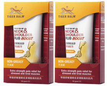 Load image into Gallery viewer, Tiger Balm Neck and Shoulder Rub Boost Extra Strength Warm Ointment 50g Thai