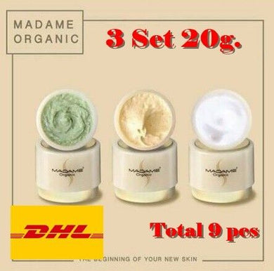3 Set Madame Organic Collagen Serum Dark Spot Dull Firming Skin whitening cream