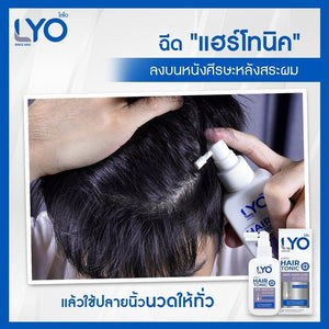 3x100ml LYO Hair Tonic scalp care products Prevent Hair Loss Beard Side Burn