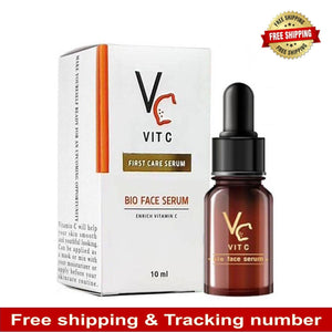 VC Vit C Bio Face Serum Build Collagen Radiant Aura Skin Reduce Wrinkles (10ml)