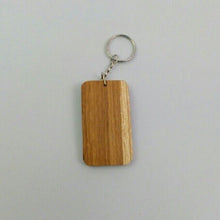 Load image into Gallery viewer, Embroidery Fabric on Wood Thai Style VER.2 Keyring charm cute keychain
