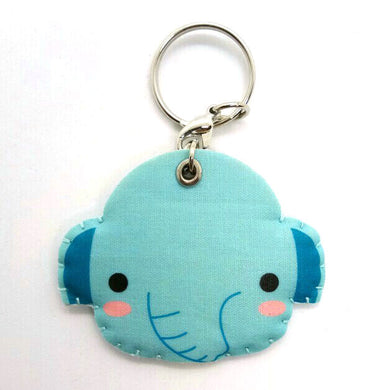 Elephent Funny Cute Keyring Keychain Foam Canvas Sew margine Fridge Collectible