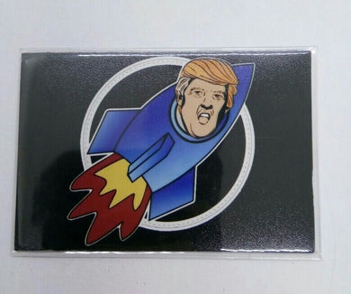 TRUMP USA FUNNY JOKE VER.10 pic Design Vintage Poster Magnet Fridge Collectible