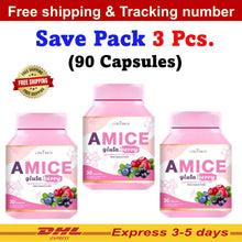 Load image into Gallery viewer, 3 x Amice Gluta Berry Premium Extract skin beautiful Plus Eye Care 90 Capsules