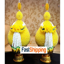 Load image into Gallery viewer, Plastic Thai Artificial Flower Garland Yellow Art Hand Crafts Floral (1700 Pcs)