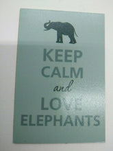 Load image into Gallery viewer, LOVE ELEPHENT funny pic Design Vintage Poster Magnet Fridge Collectible