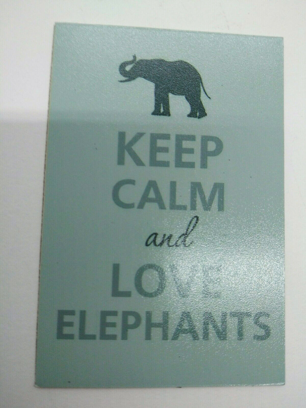 LOVE ELEPHENT funny pic Design Vintage Poster Magnet Fridge Collectible