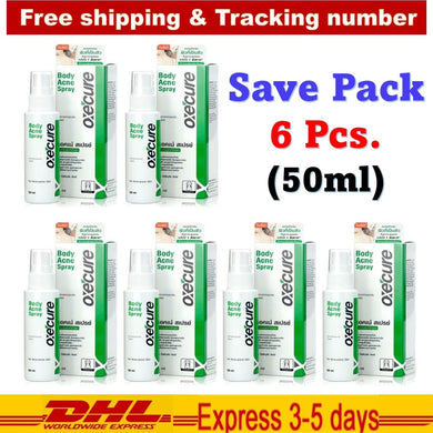 6x Oxe Cure Body Spray Reduce Blemish Treatment Acne Back Chest Neck Skin Thai