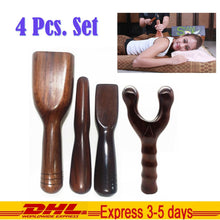 Load image into Gallery viewer, Set of 4 TOK-SEN Hammer Massage Tool Wooden Tool Therapy Thai Tok-Sen