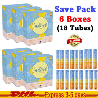 18 Tubes AELOVA Weight Management Weight Loss Effervescent Tablet Fast ship DHL