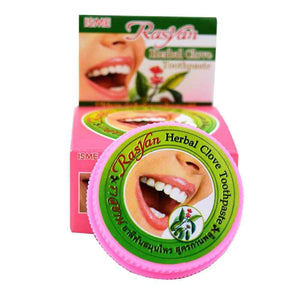 10x Toothpaste Rasyan ISME Clove Teeth Thai Herbal Anti Bacteria 25g