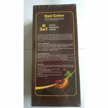 Load image into Gallery viewer, 3X Meidu Dye Hair Color Shampoo change color in 5 minutes dark brown black 500ml