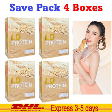 4 Pcs LD Protein Instant Dietary Supplement Weight Loss Halal Fat Sugar 0%