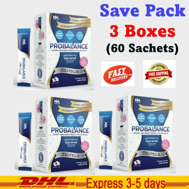 3x Probalance Probiotic Jelly Constipation Problems Flatulence Easy Diarrhea DHL