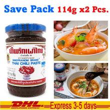 Load image into Gallery viewer, 2x Thai Chili Paste Maepranom Nam Prik Pao Food Seasoning Original Tom Yum Soup