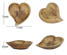 Load image into Gallery viewer, 7&quot; Heart Curved Shaped Bowl - Functional and Collectible Bowl - Handcrafted