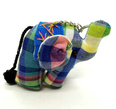 Keyring Elephant Scott V.2 Hand sewing Doll charm cute keychain animal lover