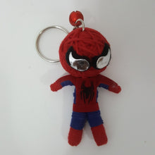 Load image into Gallery viewer, Spiderman Handmade Rope Keyring Charm Animal Keyring Cute Souvenir