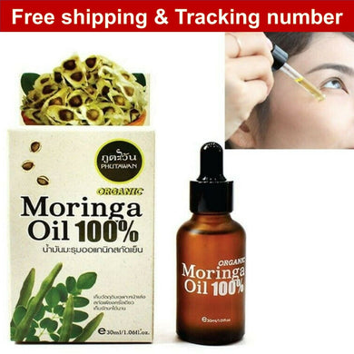 Organic Moringa Oil Skin care Wrinkle Scar 100 Pure Natural Herbal Thai 30 ml