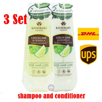 3Set Shampoo&conditioner alopecia hair growth restore thinning receding hairline