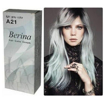 Load image into Gallery viewer, 10x Light Grey Silver Permanent Hair Dye Color Cream of nature Punk Style 60 ml